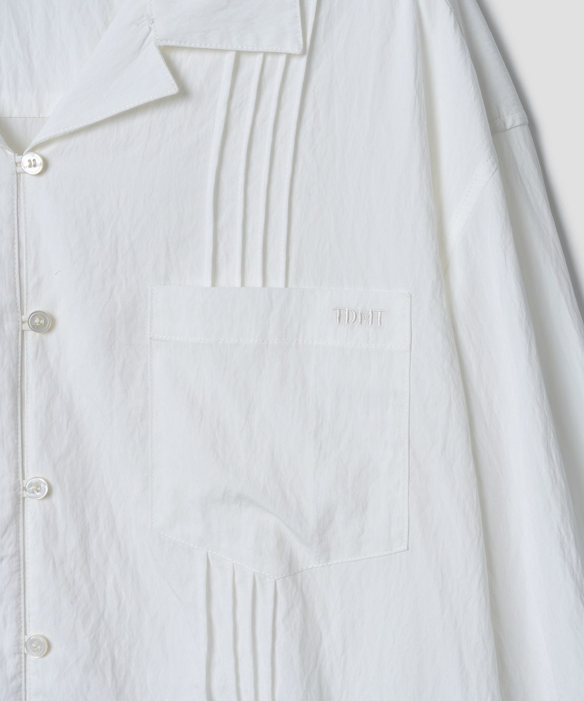 튜드먼트(TTUDEMENT) PINTUCK BLOUSE IVORY