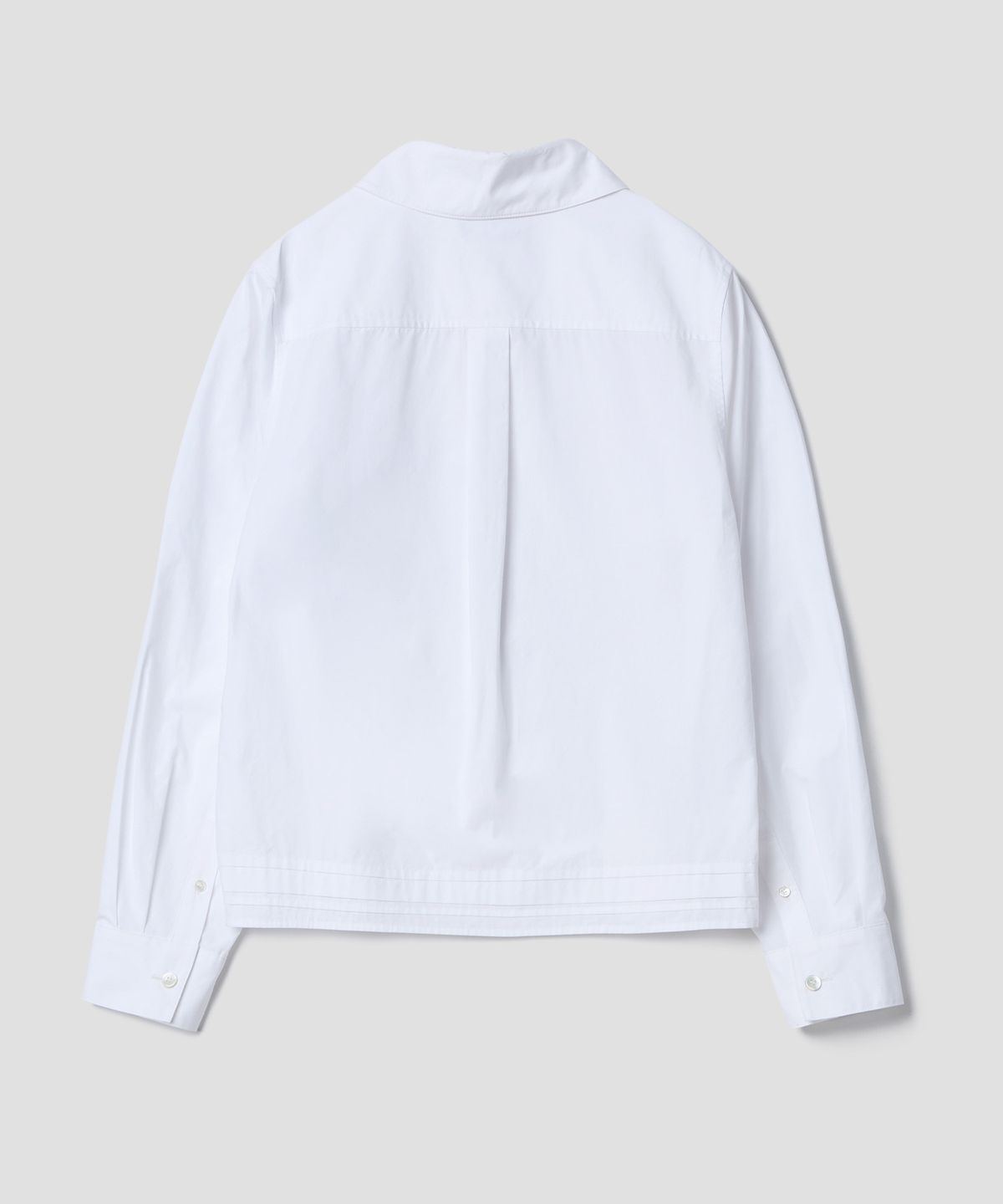 튜드먼트(TTUDEMENT) ROUND COLLAR SHIRT_WHITE