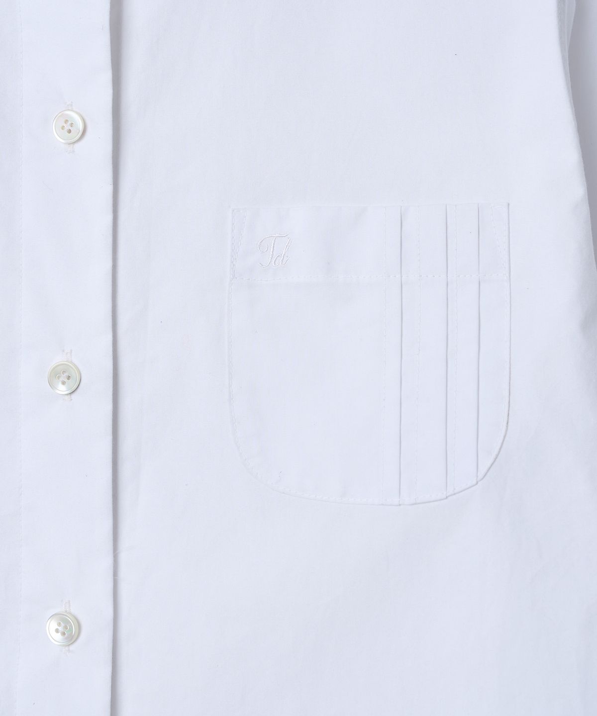 튜드먼트(TTUDEMENT) ROUND COLLAR SHIRT_WHITE