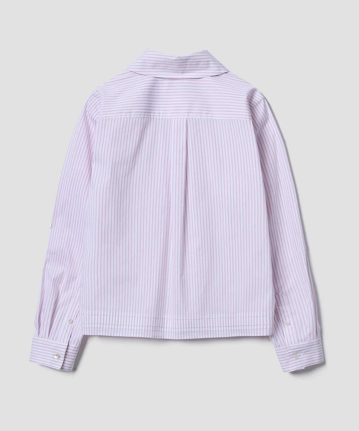 튜드먼트(TTUDEMENT) ROUND COLLAR SHIRT_PINK STRIPE
