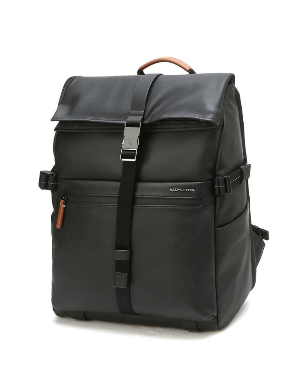 헤지스 맨 액세서리(HAZZYS MEN ACC) 아스터 블랙 롤탑 백팩 HJBA6E872BK