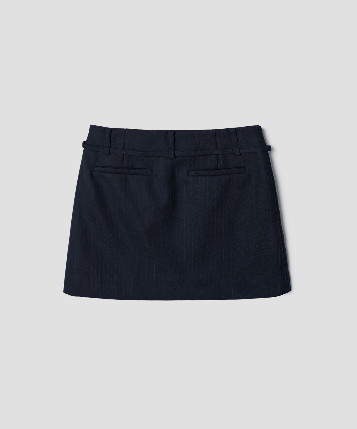 튜드먼트(TTUDEMENT) MINI WRAP SKIRT NAVY