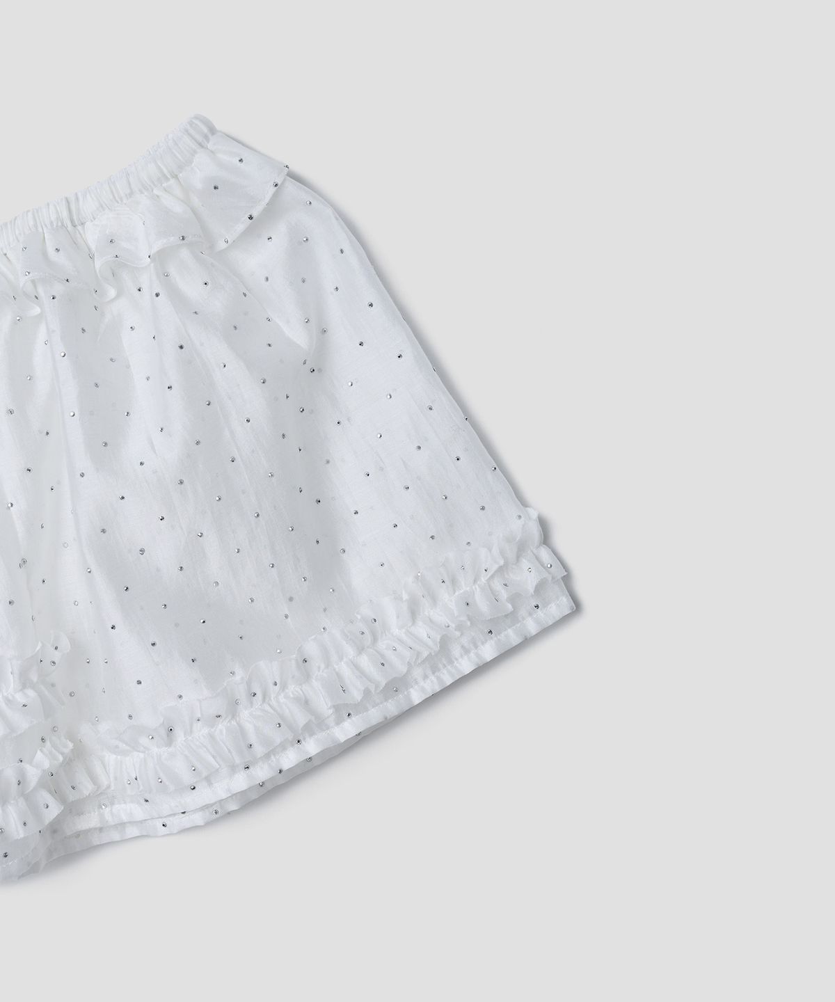 튜드먼트(TTUDEMENT) FAIRY LAYERED FRILL SKIRT WHITE