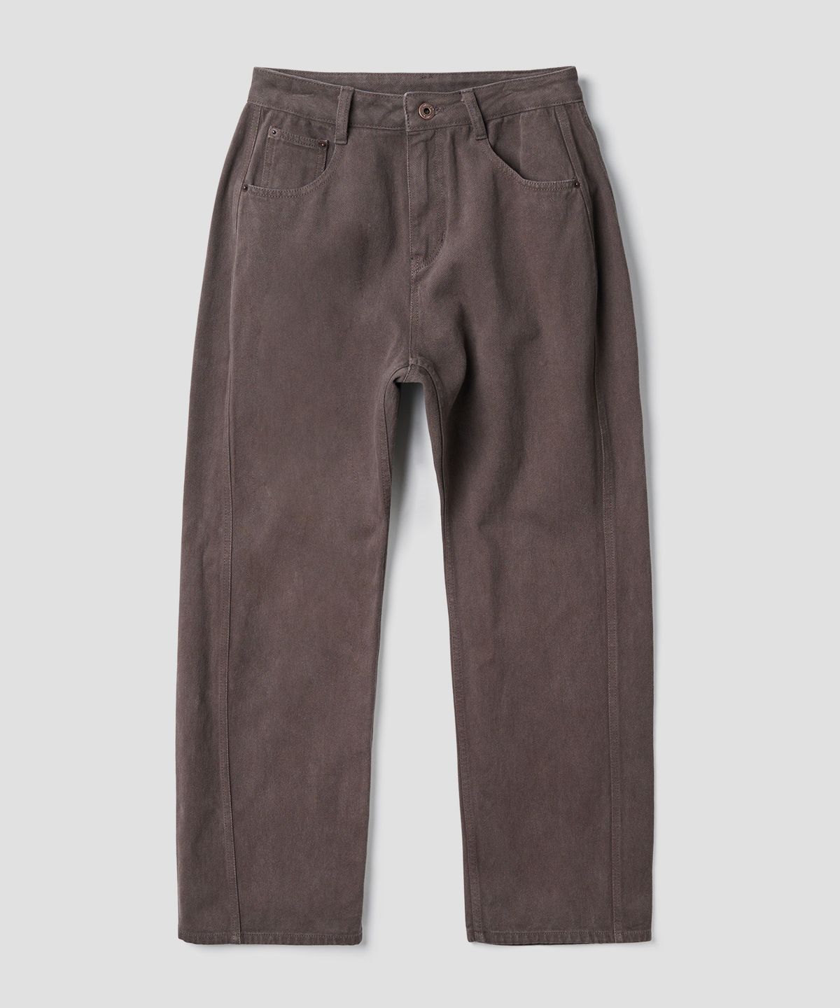 튜드먼트(TTUDEMENT) BOY FRIEND DENIM PANTS_BROWN