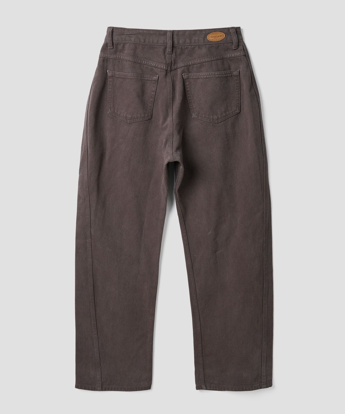 튜드먼트(TTUDEMENT) BOY FRIEND DENIM PANTS_BROWN