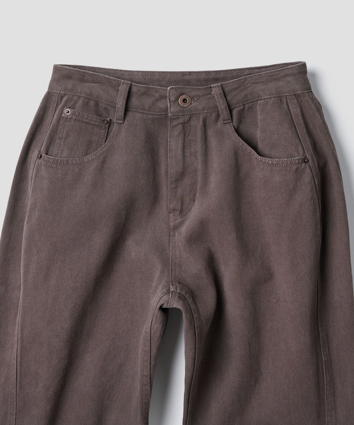 튜드먼트(TTUDEMENT) BOY FRIEND DENIM PANTS_BROWN