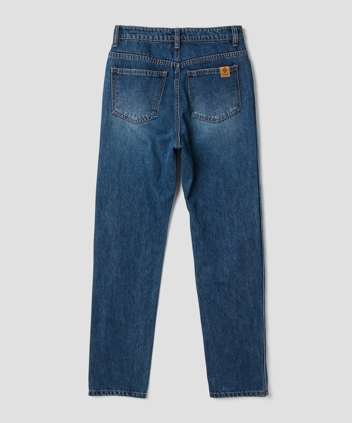 튜드먼트(TTUDEMENT) SLIM STRAIGHT DENIM PANTS_DEEP BLUE
