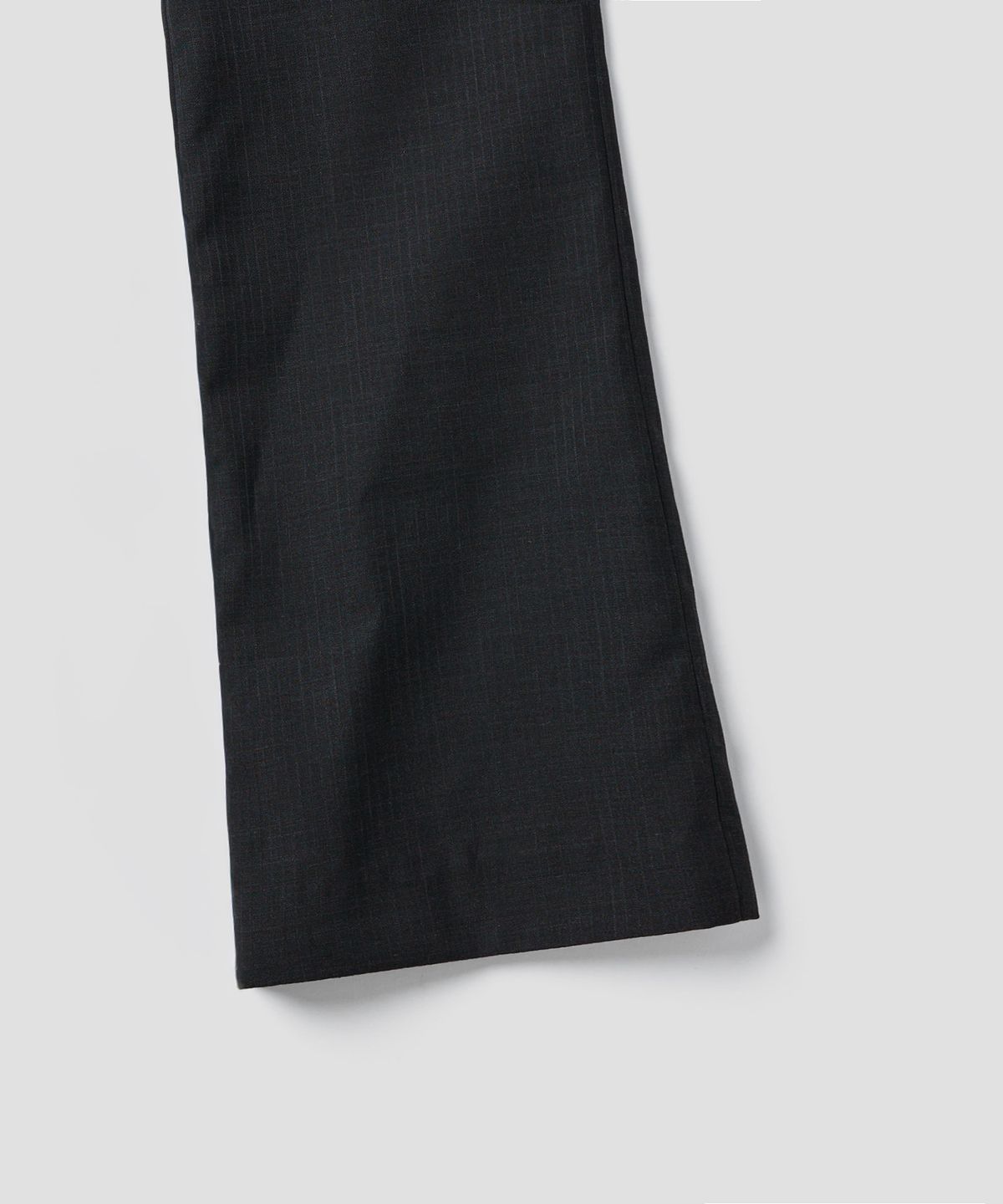튜드먼트(TTUDEMENT) SLIM-FIT LAYERED SKIRT PANTS_CHARCOAL