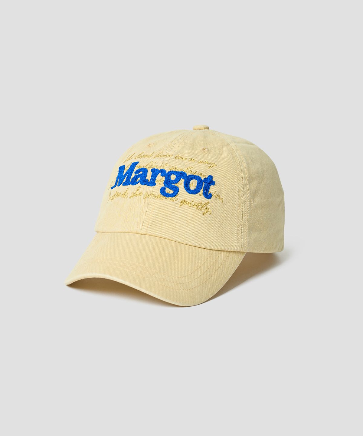 튜드먼트(TTUDEMENT) MARGOT LOGO BALLCAP BUTTER