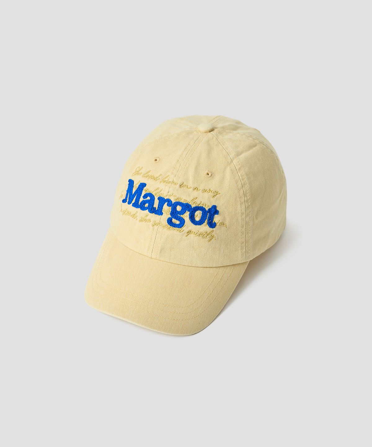 튜드먼트(TTUDEMENT) MARGOT LOGO BALLCAP BUTTER