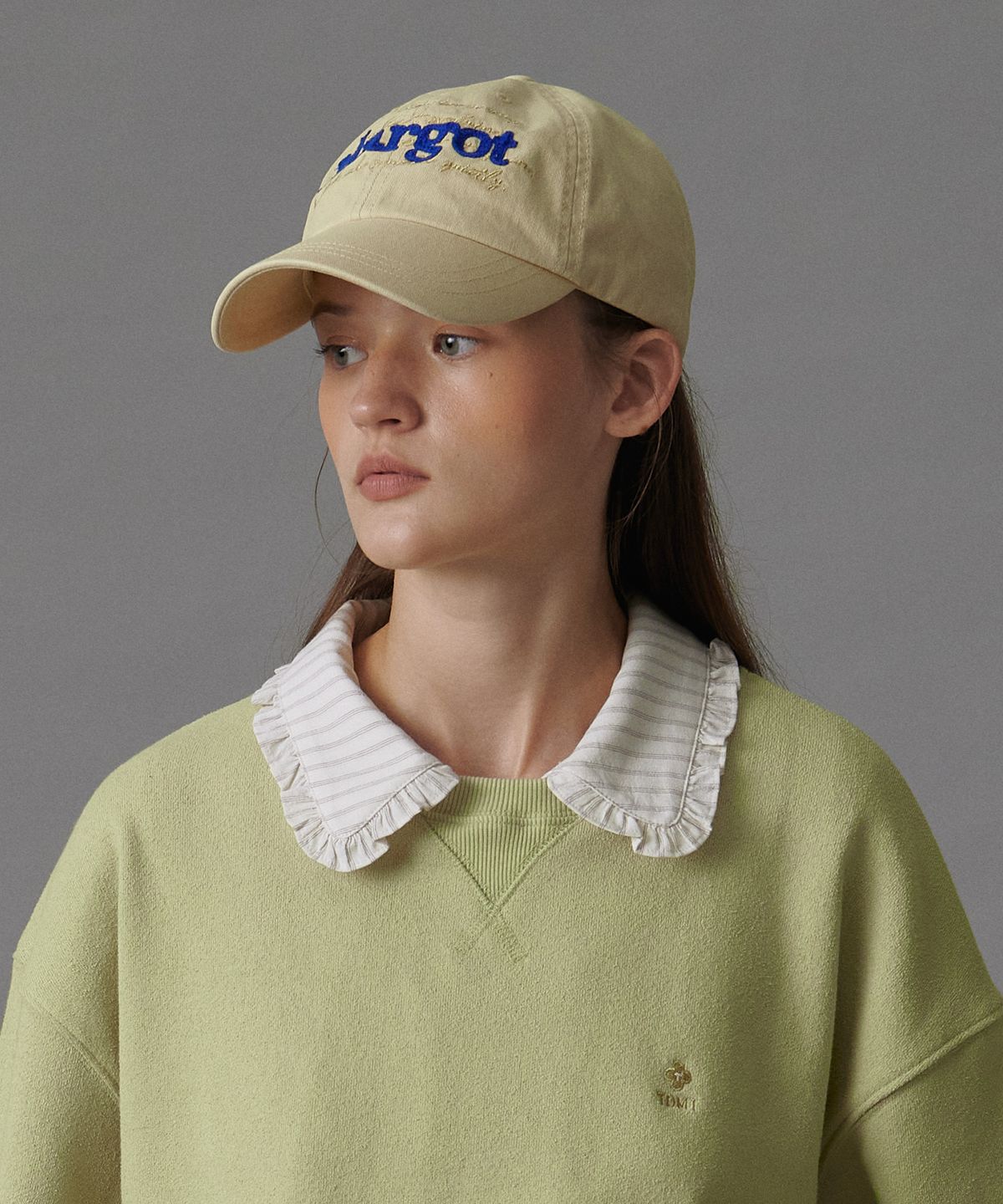 튜드먼트(TTUDEMENT) MARGOT LOGO BALLCAP BUTTER