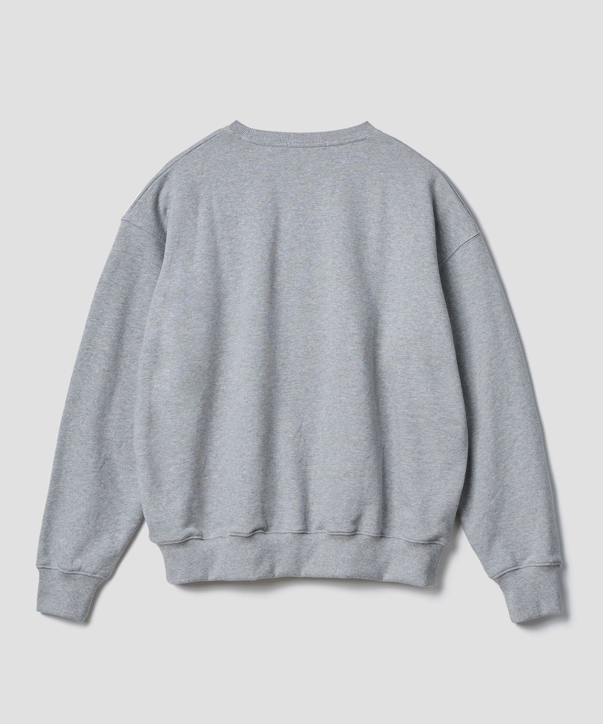튜드먼트(TTUDEMENT) VINTAGE OVERFIT GRAPHIC SWEATSHIRT_MELANGE GREY