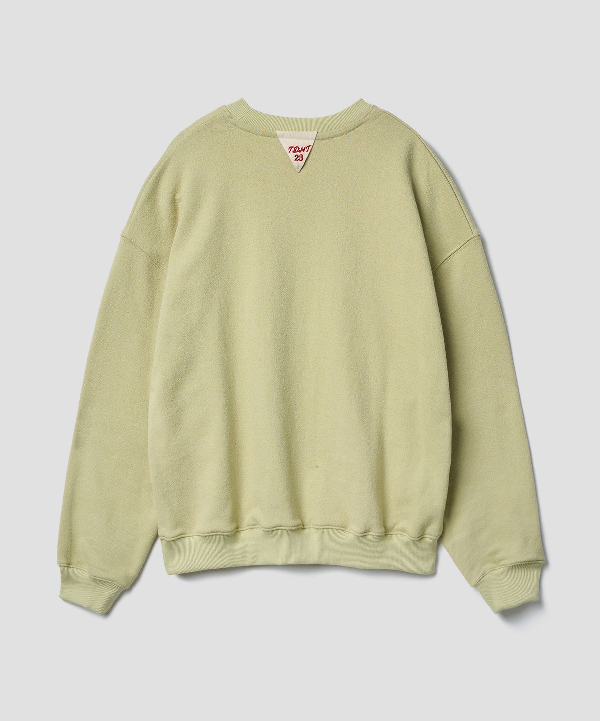 튜드먼트(TTUDEMENT) CLOVER BOUCLE SWEATSHIRT APPLE GREEN