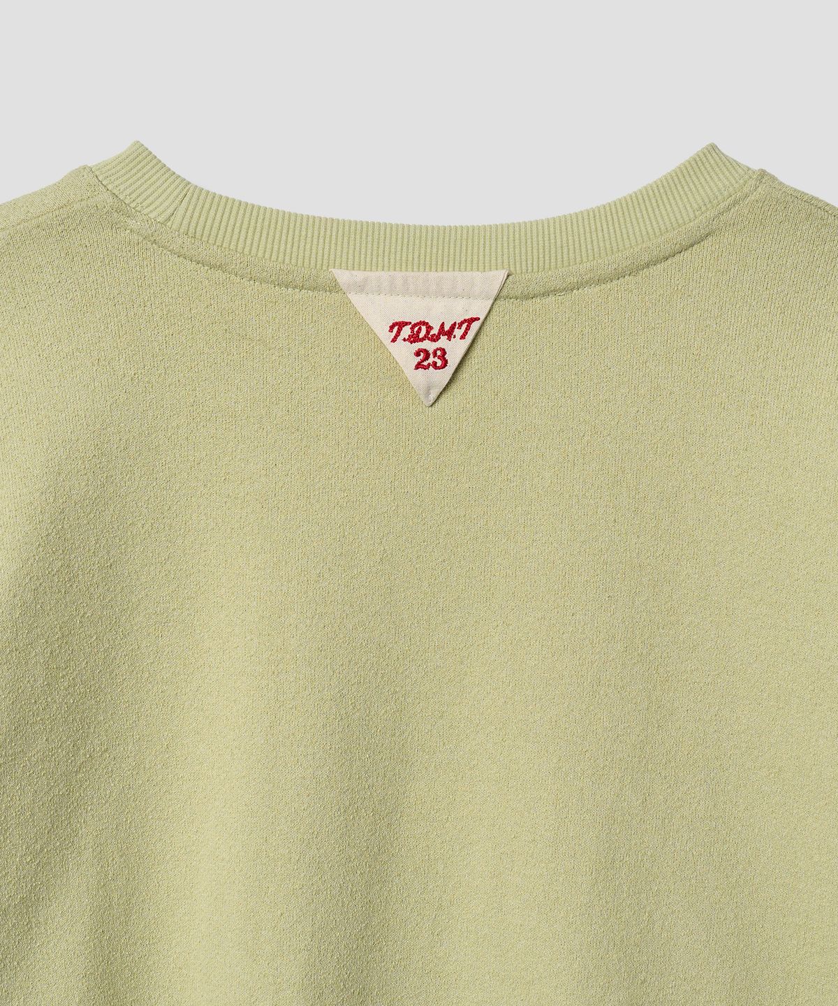 튜드먼트(TTUDEMENT) CLOVER BOUCLE SWEATSHIRT APPLE GREEN