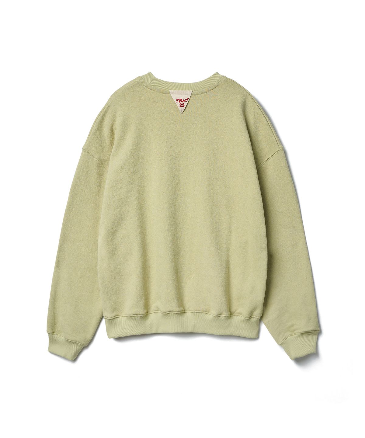 튜드먼트(TTUDEMENT) CLOVER BOUCLE SWEATSHIRT APPLE GREEN