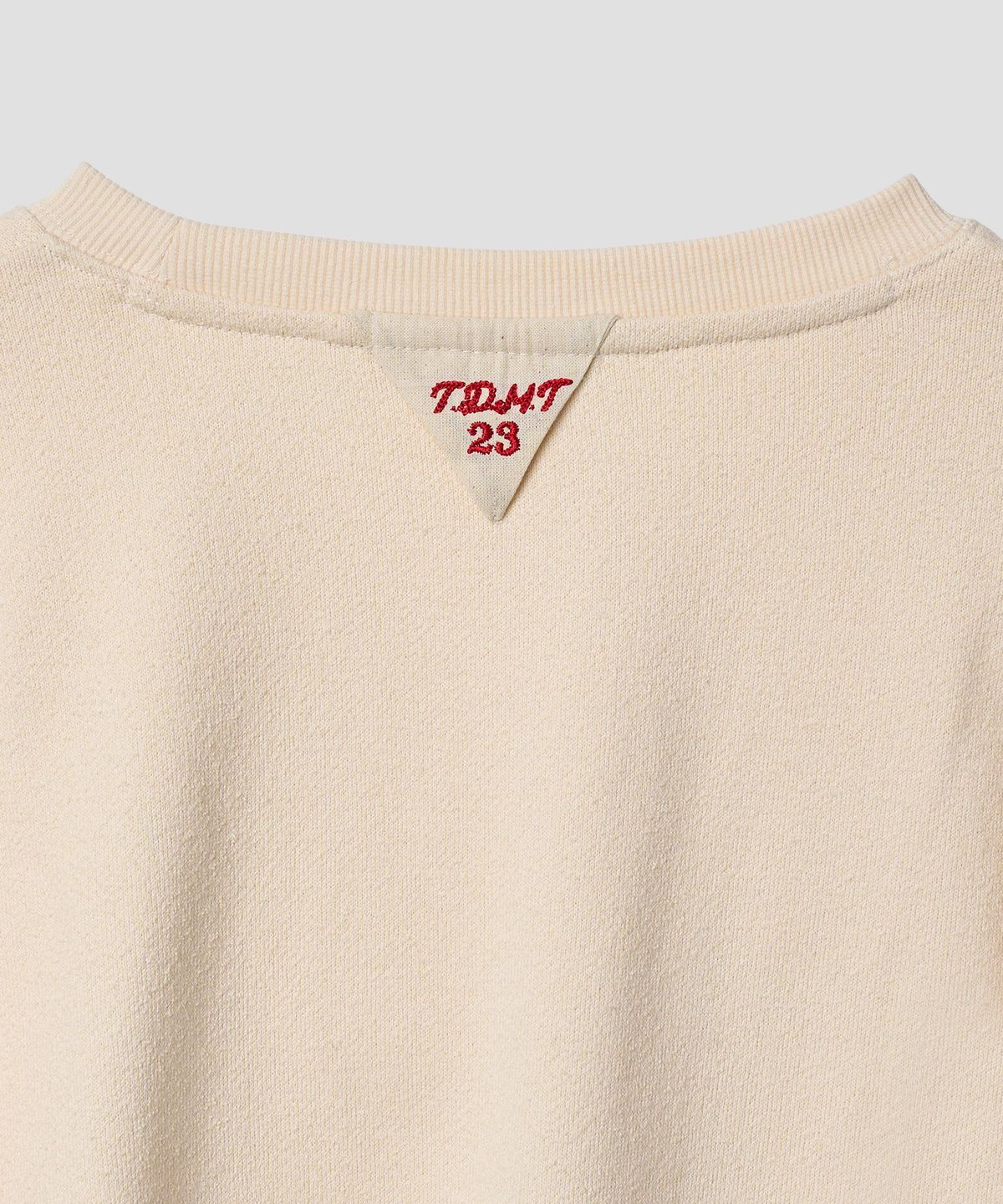 튜드먼트(TTUDEMENT) CLOVER BOUCLE SWEATSHIRT IVORY