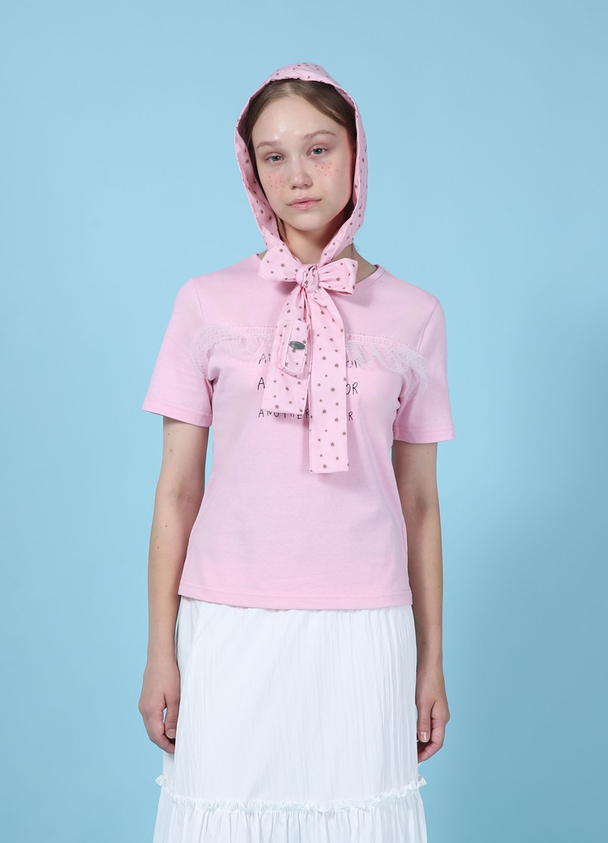언어더컬러(ANOTHER COLOR) Kitch Pocket Hoodie ( PINK )