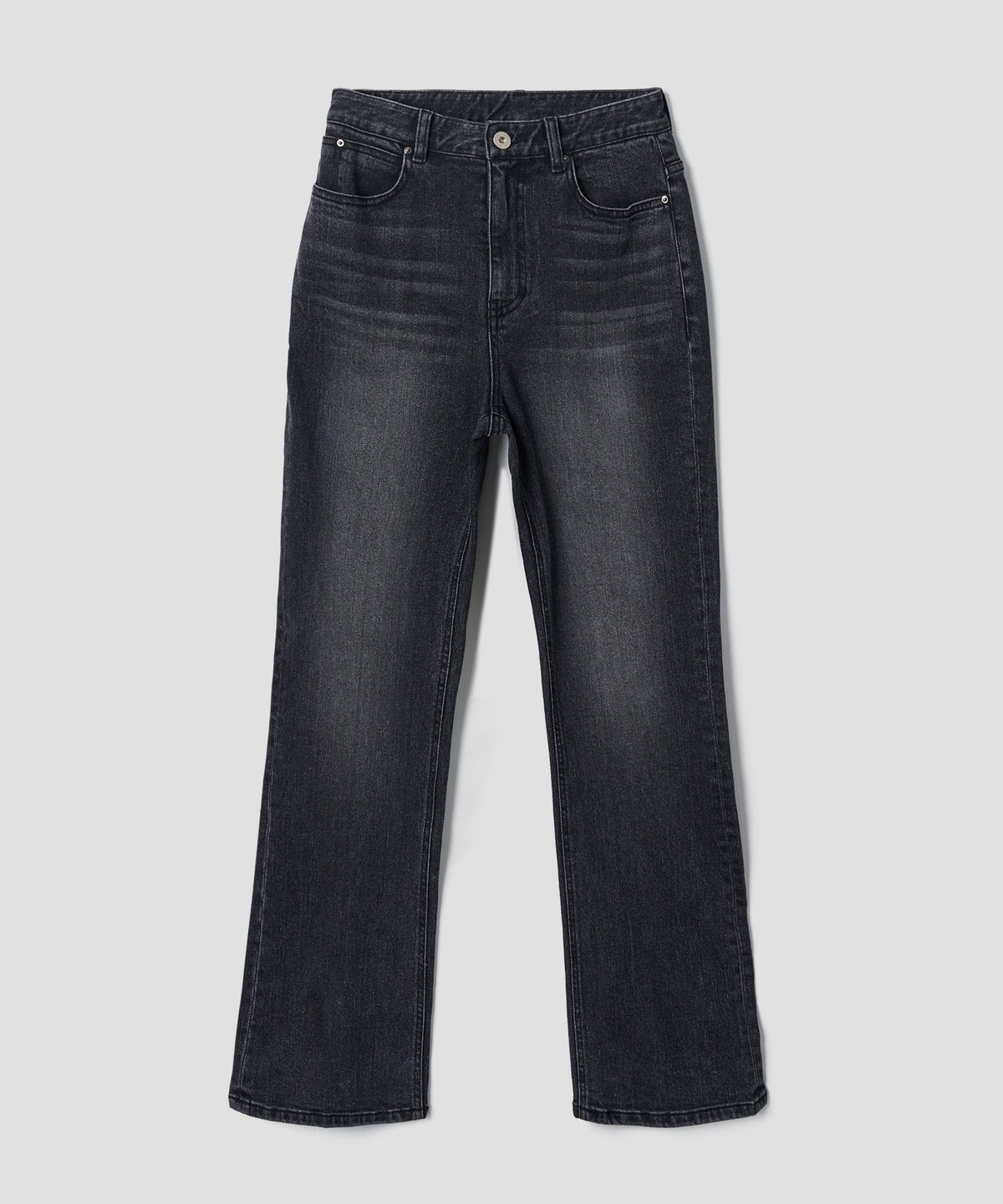 튜드먼트(TTUDEMENT) BOOT-CUT DENIM PANTS_BLACK
