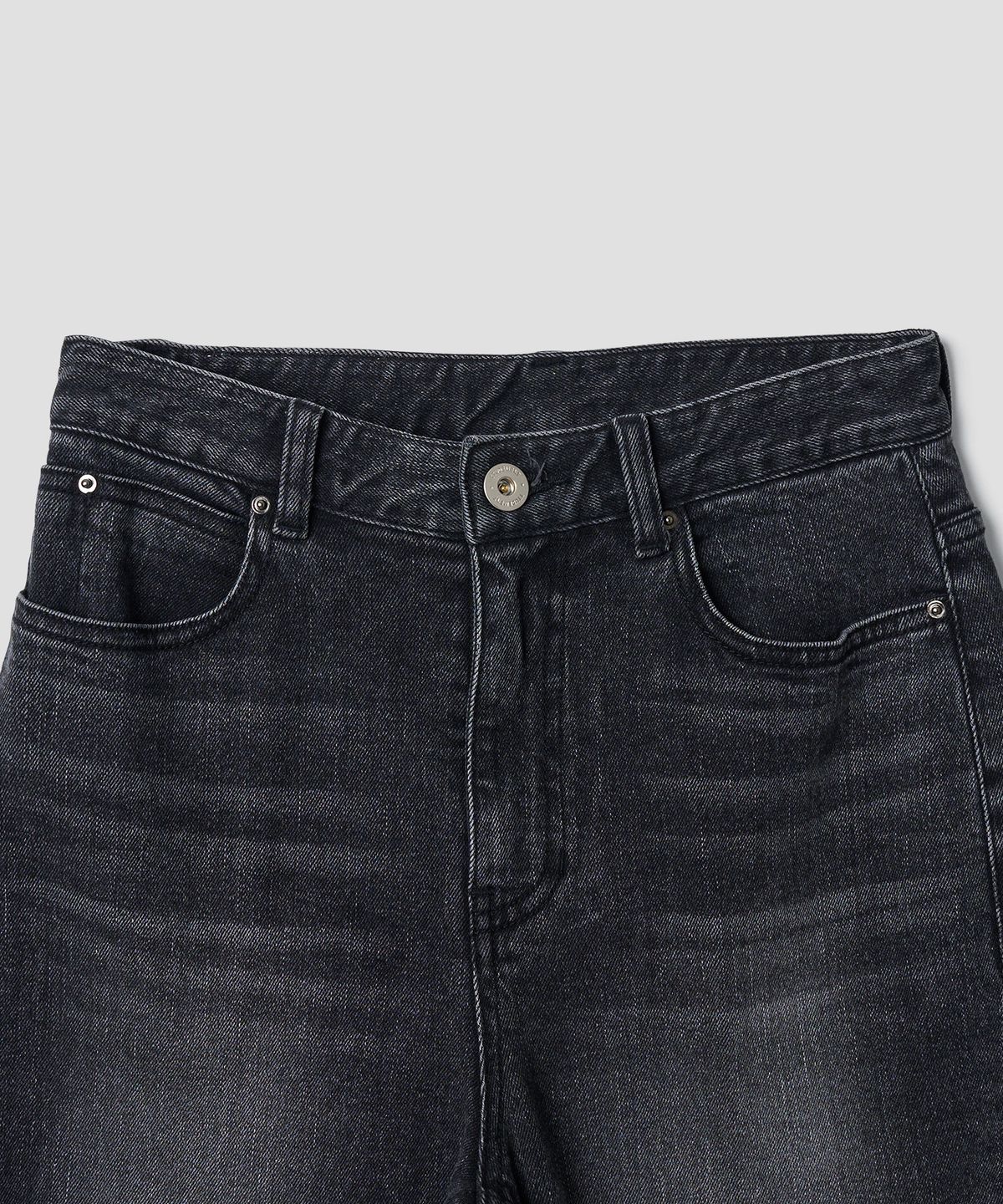 튜드먼트(TTUDEMENT) BOOT-CUT DENIM PANTS_BLACK