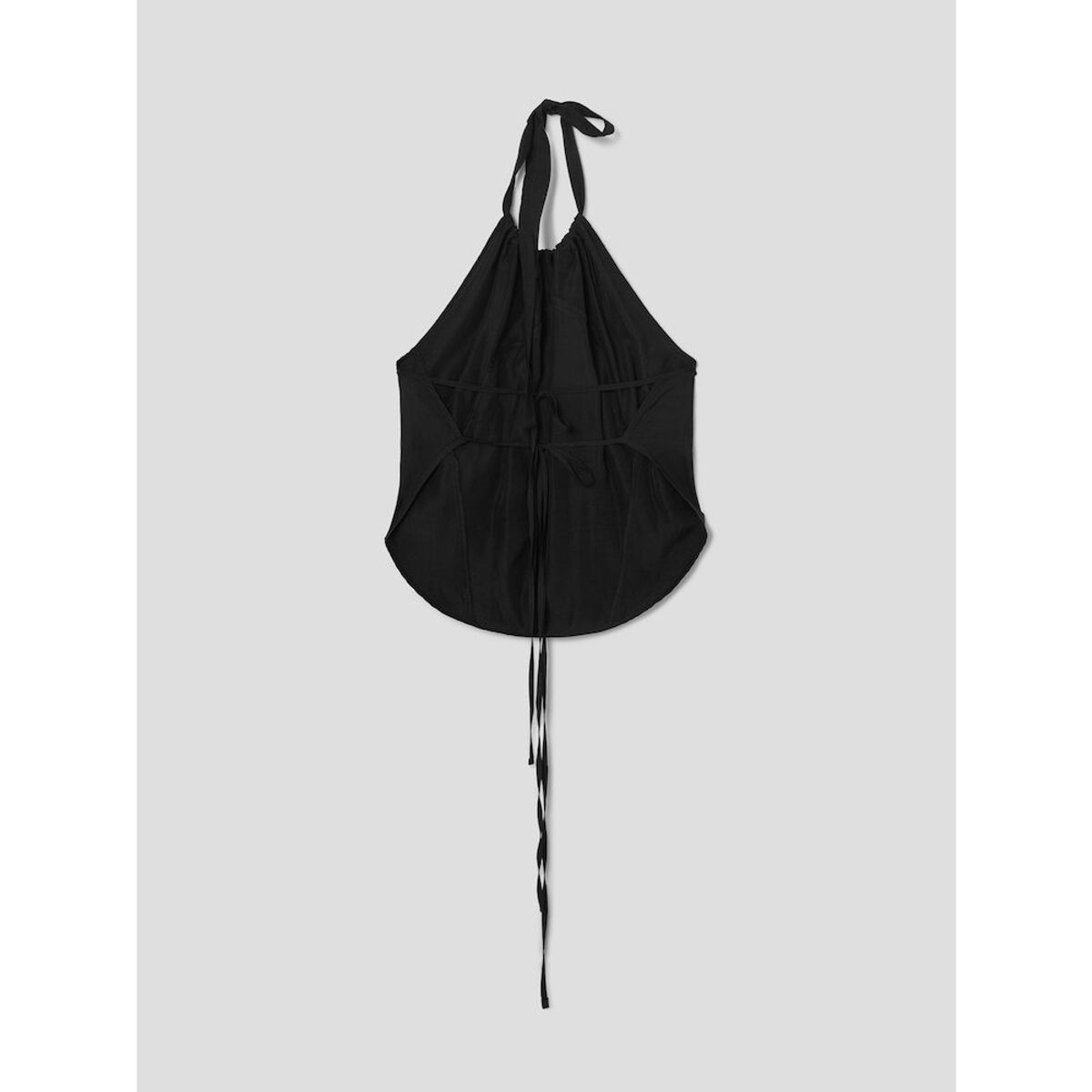 앙개(ANGGAE) Tulip Layering Top   Black