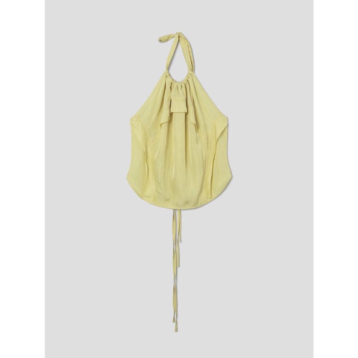 앙개(ANGGAE) Tulip Layering Top   Lemon