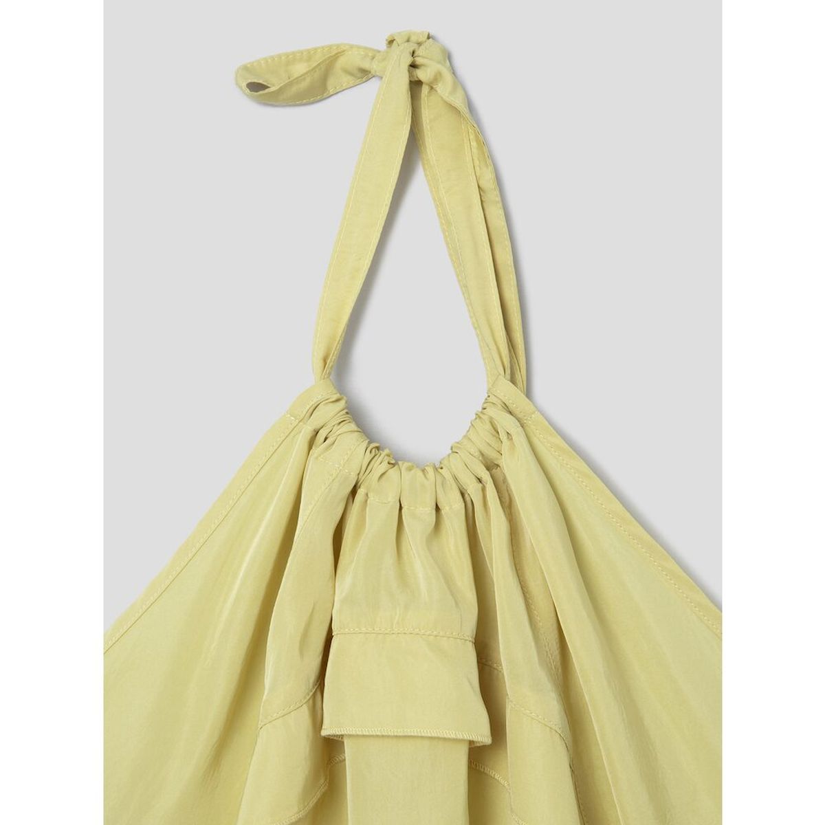 앙개(ANGGAE) Tulip Layering Top   Lemon