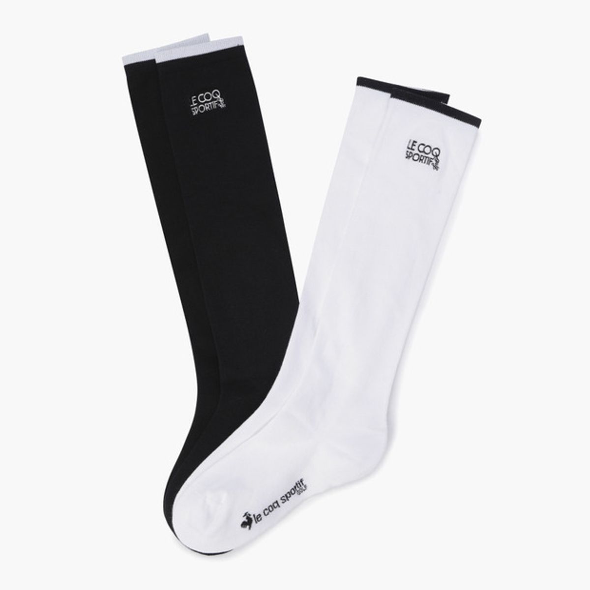 르꼬끄 골프(LECOQ GOLF) 여성 기본 니삭스(2set) (GQ322LKS81)