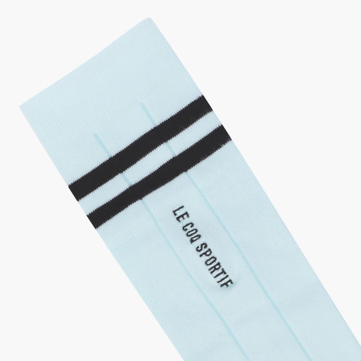 르꼬끄 골프(LECOQ GOLF) 여성 컬러배색 골지 니삭스 (GQ322LKS83)