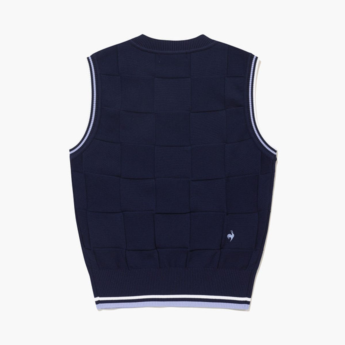 르꼬끄 골프(LECOQ GOLF) 여성 체커보드 스웨터 베스트 (GQ322LKV81)
