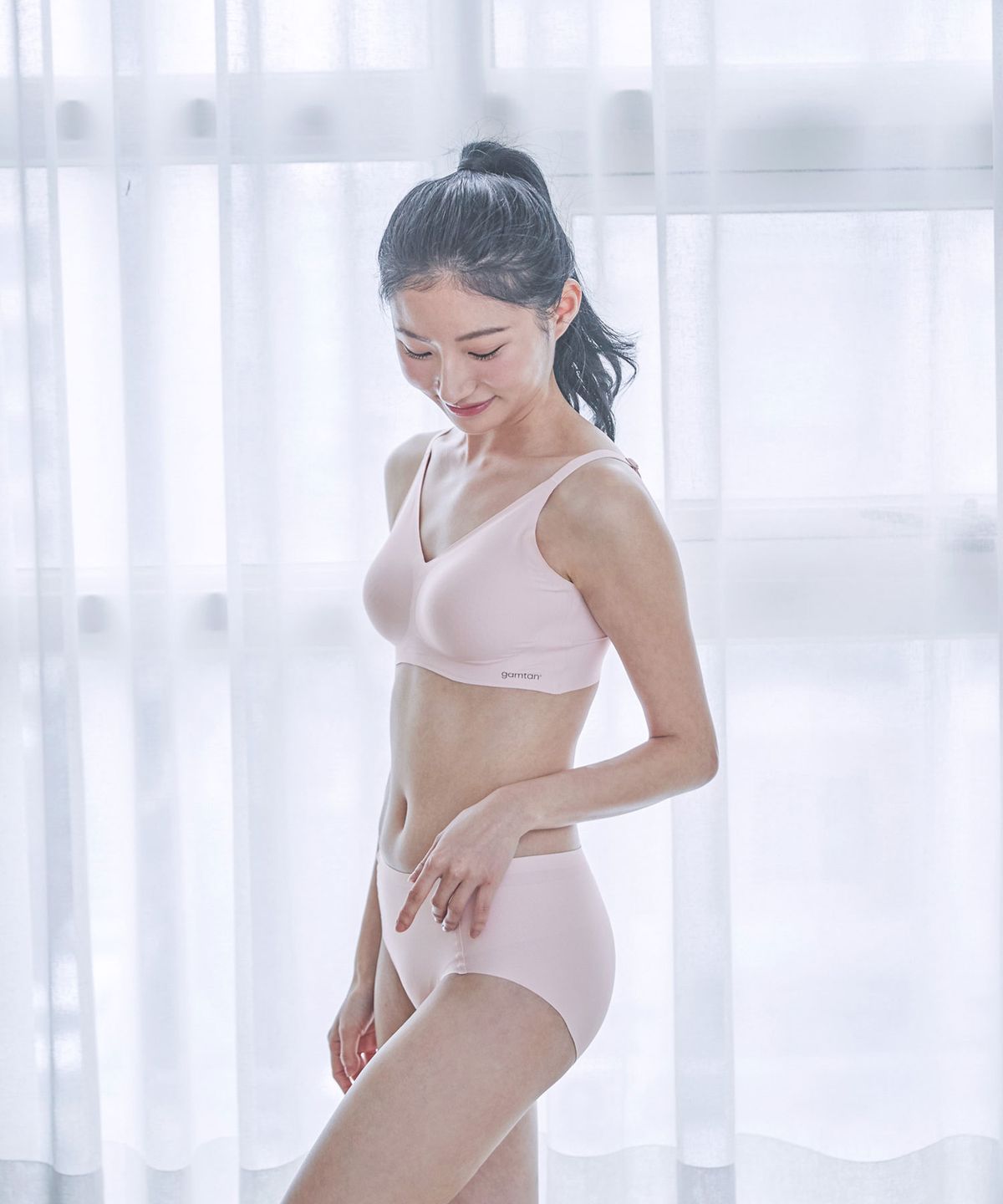 감탄(GAMTAN) 인견쿨 베이직 스트랩 브라 2PACK