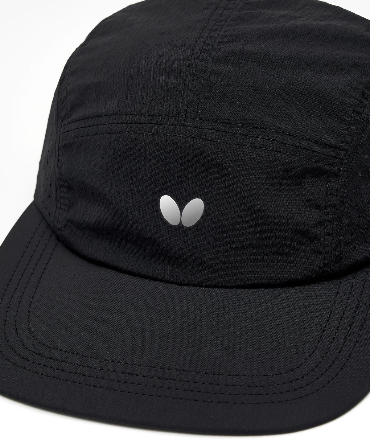 버터플라이 스포츠웨어(BUTTERFLY SPORTSWEAR) 러닝 스포츠 캡 블랙