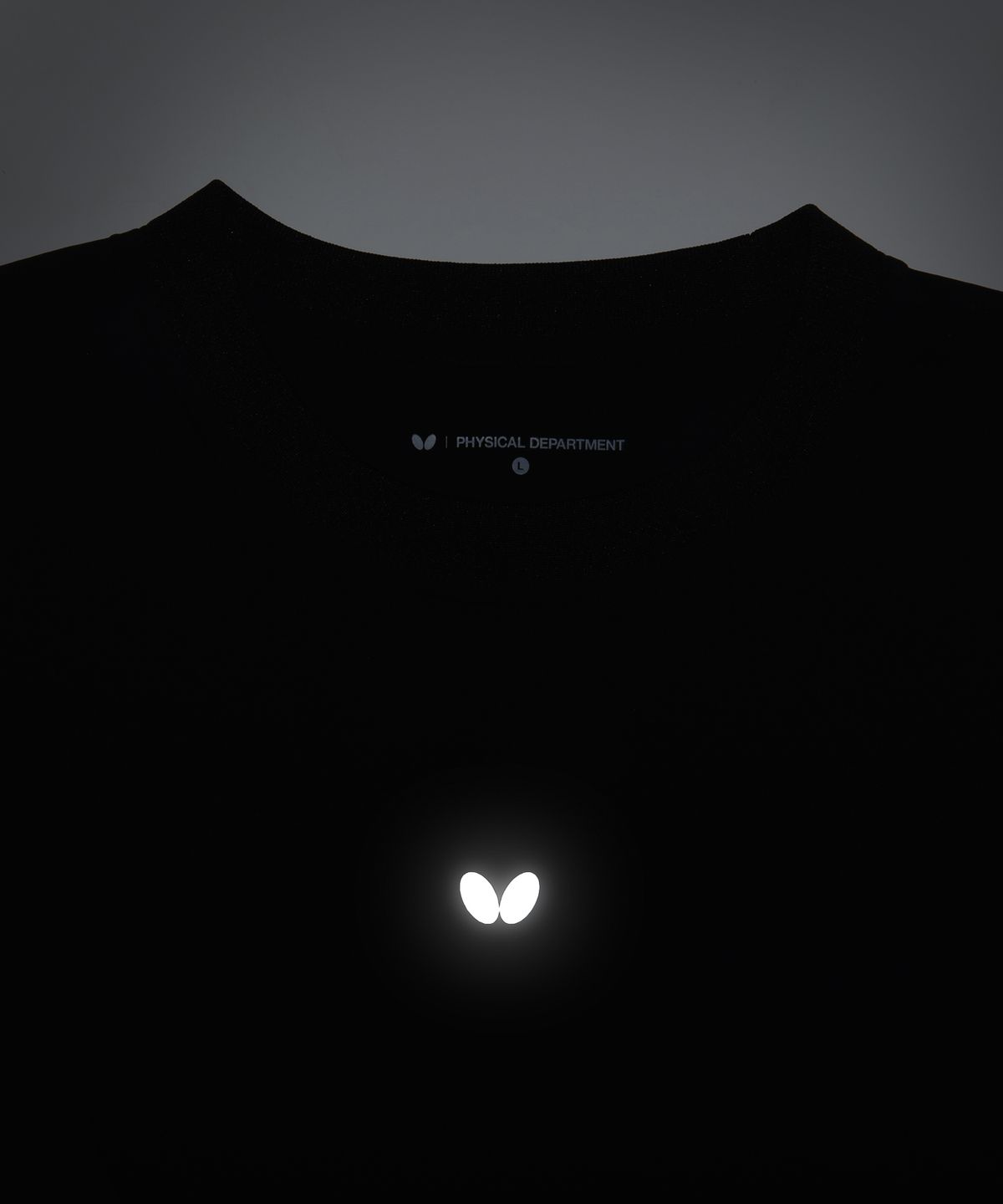 버터플라이 스포츠웨어(BUTTERFLY SPORTSWEAR) 퀵 드라이 레귤러핏 긴팔 티셔츠 블랙
