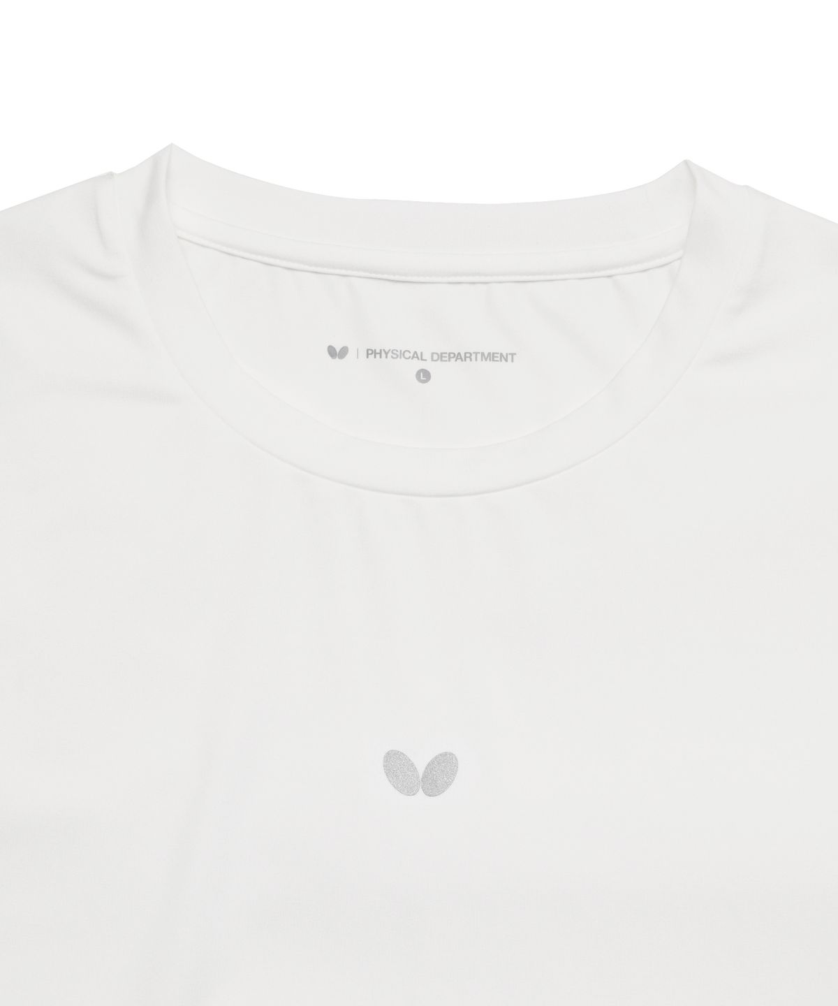 버터플라이 스포츠웨어(BUTTERFLY SPORTSWEAR) 퀵 드라이 오버핏 반팔티셔츠 화이트