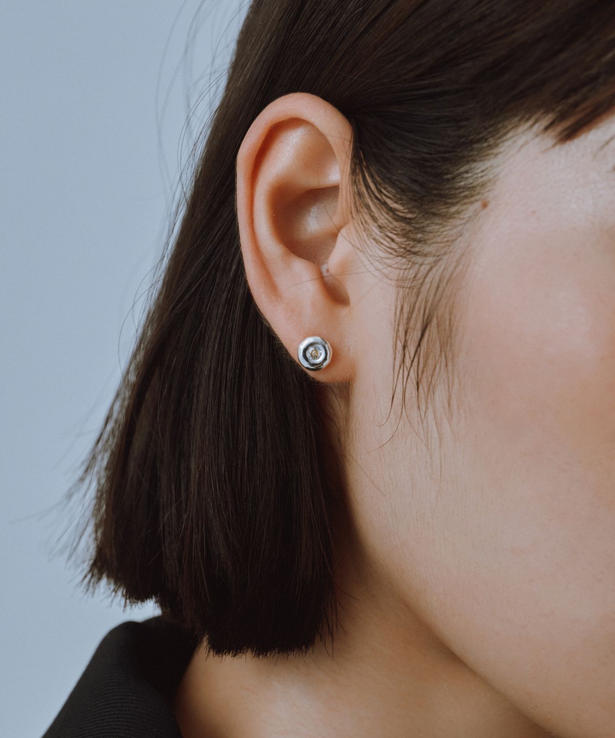노비스도쿄(NOVICE TOKYO) CZ 스터드 피어스 CZ Stud Pierce/ Silver