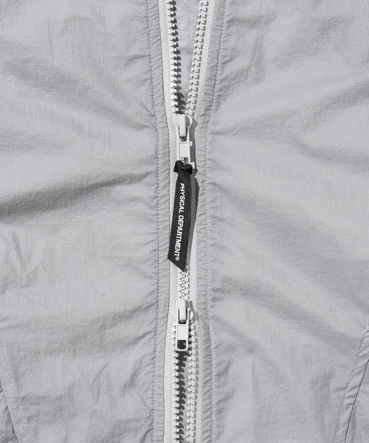 버터플라이 스포츠웨어(BUTTERFLY SPORTSWEAR) 커브라인 캡 후드 바람막이 라이트 그레이