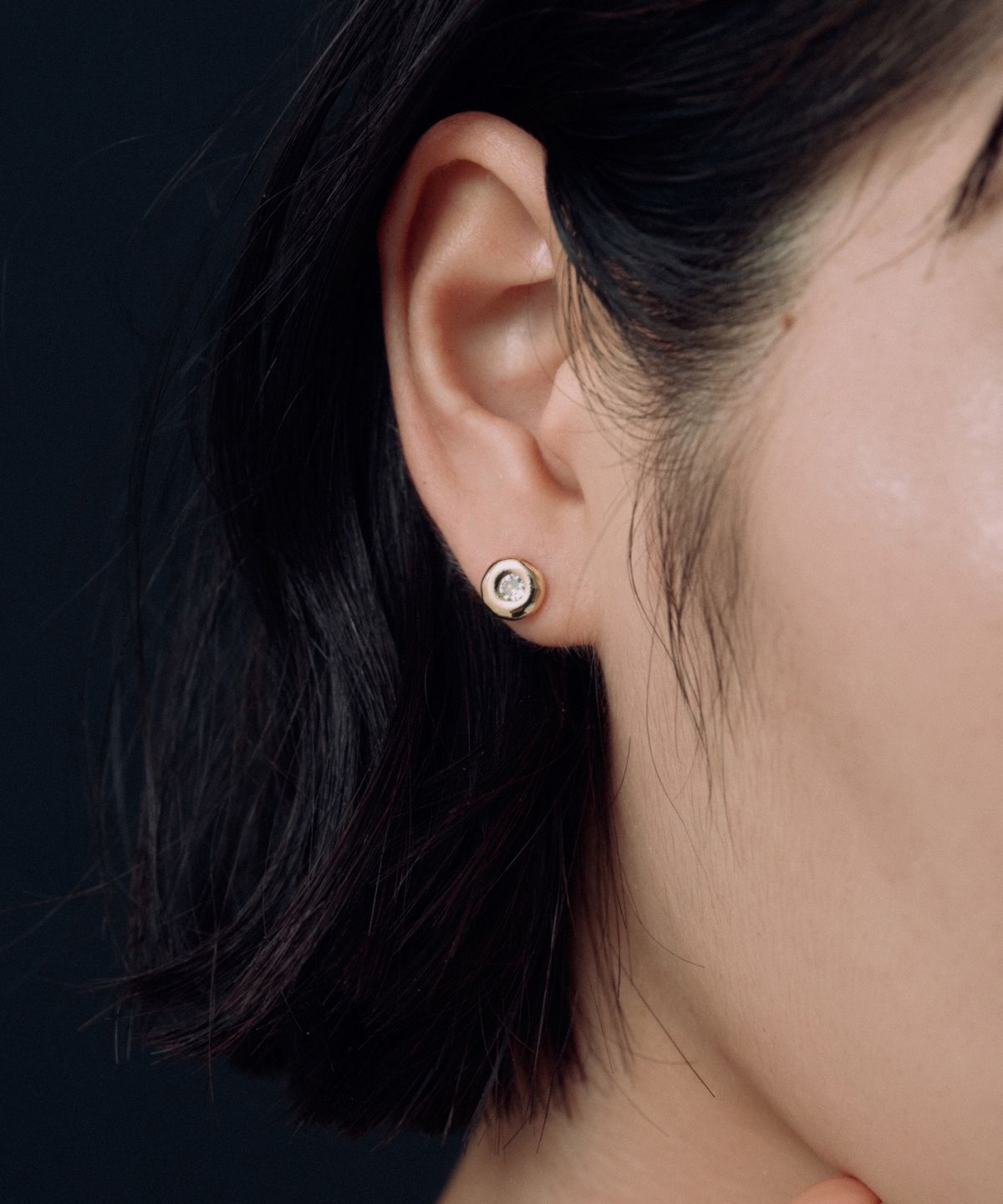 노비스도쿄(NOVICE TOKYO) CZ 스터드 피어스 CZ Stud Pierce/ Gold