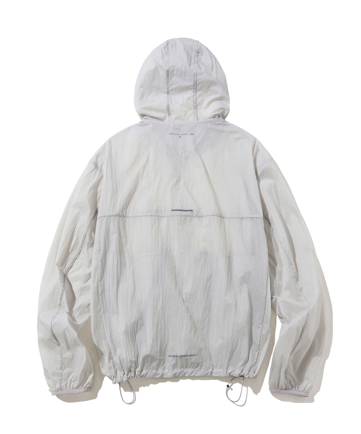 버터플라이 스포츠웨어(BUTTERFLY SPORTSWEAR) 스트링 후드 바람막이 그레이