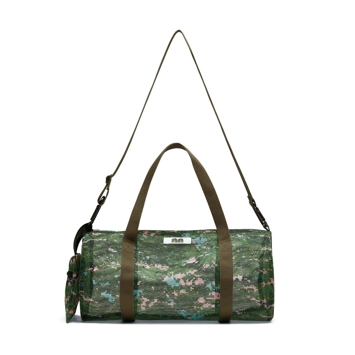 낫뉴(NOT NEW) Mesh Boston Bag Pink Camo