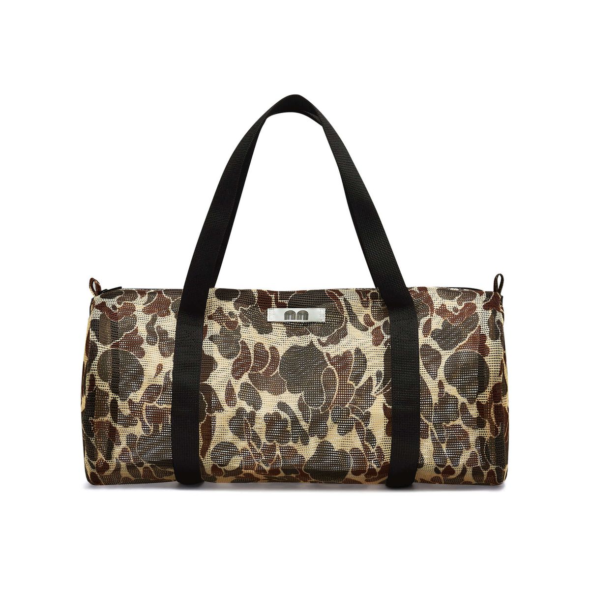 낫뉴(NOT NEW) Mesh Boston Bag Brown Camo