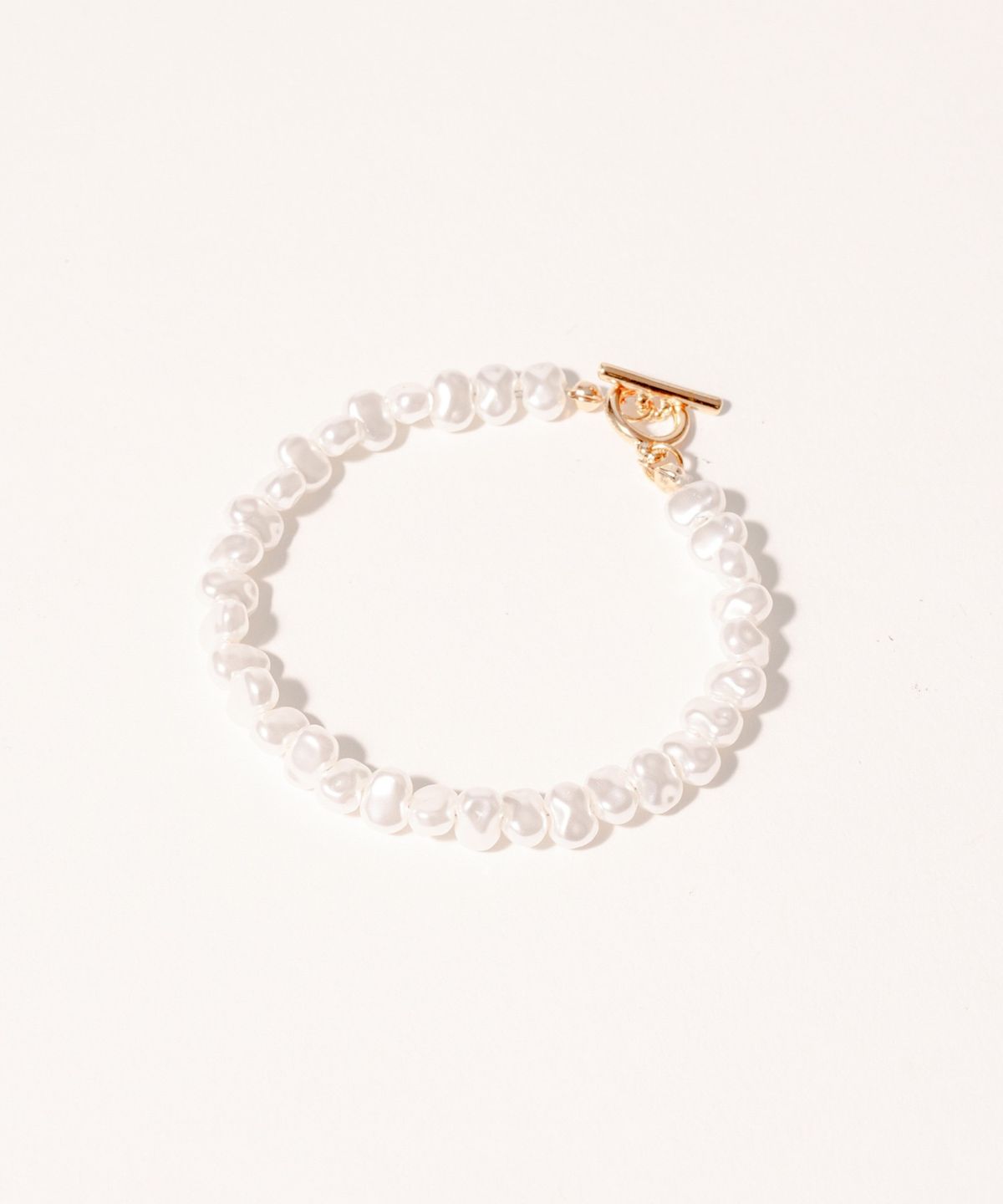 노비스도쿄(NOVICE TOKYO) 바로크 진주 팔찌 Baroque Pearl Bracelet / One color