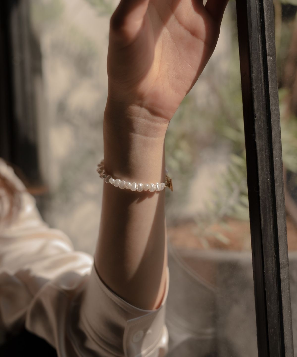 노비스도쿄(NOVICE TOKYO) 바로크 진주 팔찌 Baroque Pearl Bracelet / One color