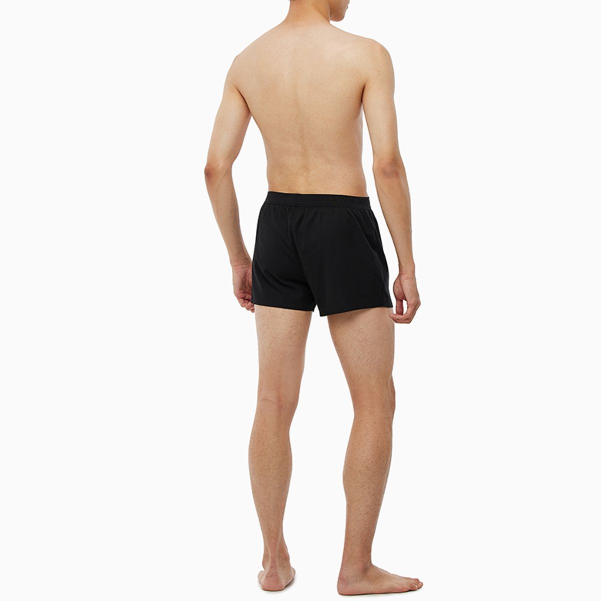 캘빈클라인 언더웨어(CALVIN KLEIN UNDERWEAR) 남성 CK 블랙 코튼 니트 박서_NM2443UB1