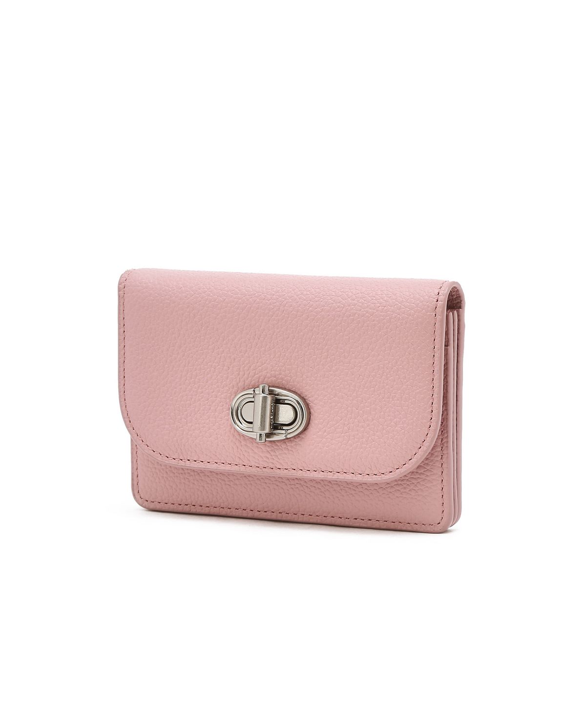 질스튜어트액세서리(JILLSTUART ACC) [AUBE] 가죽 오브 장식 아코디언 카드지갑 2color