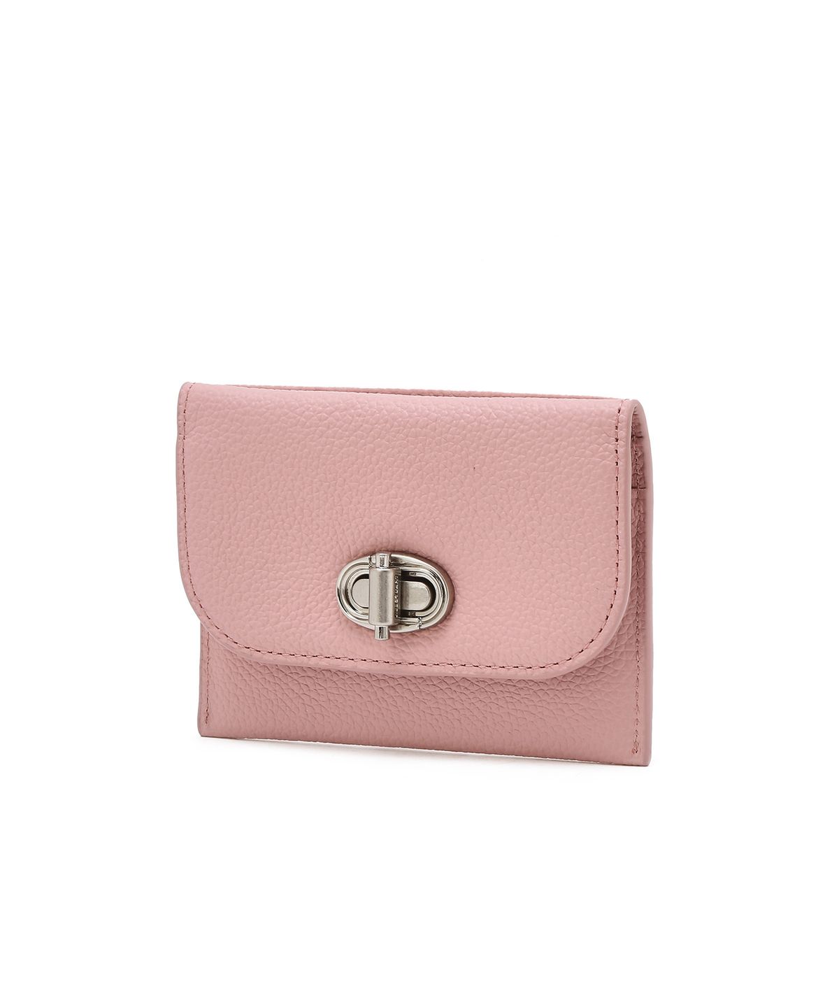 질스튜어트액세서리(JILLSTUART ACC) [AUBE] 가죽 오브 장식 2단 카드지갑 3color