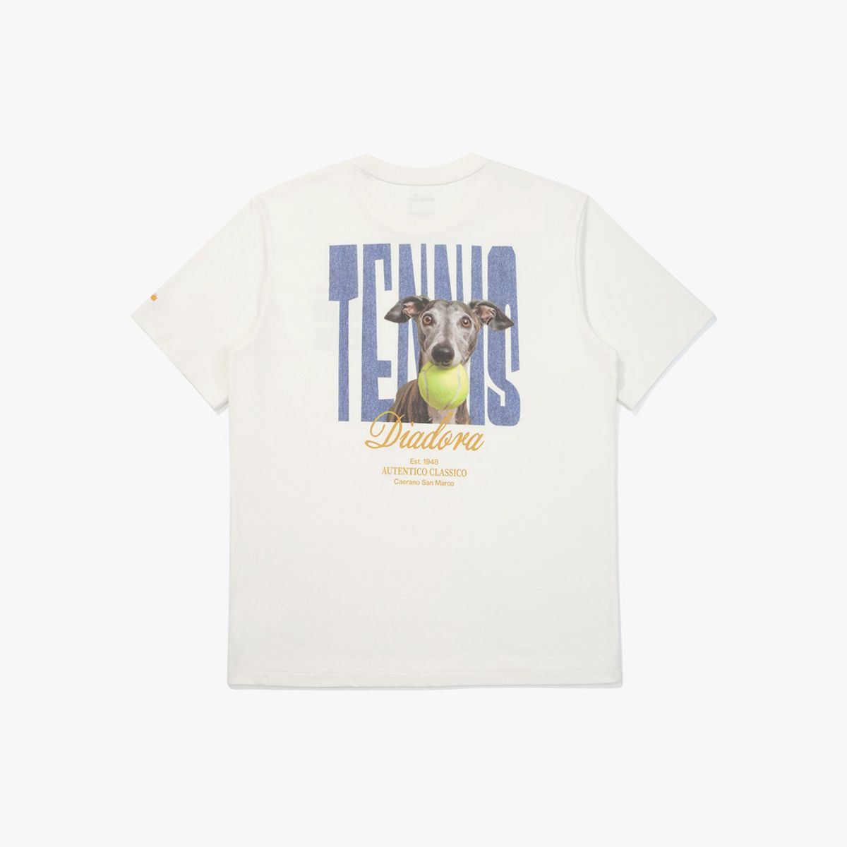 디아도라(diadora) 바이트볼 테니스 반팔 티셔츠 OFF WHITE