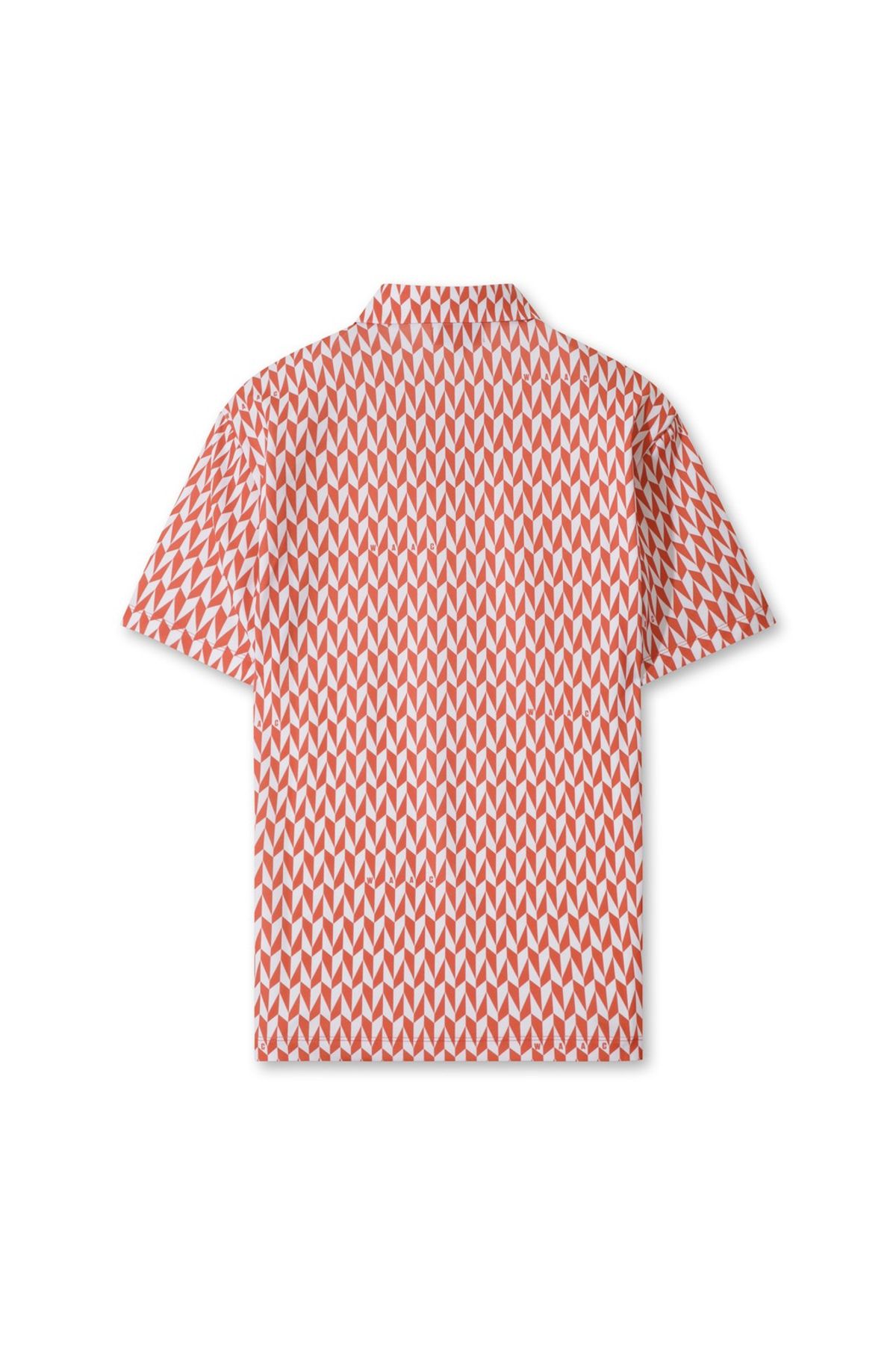 왁(WAAC) Men Geometric Patterned Polo WMTCA25603ORX