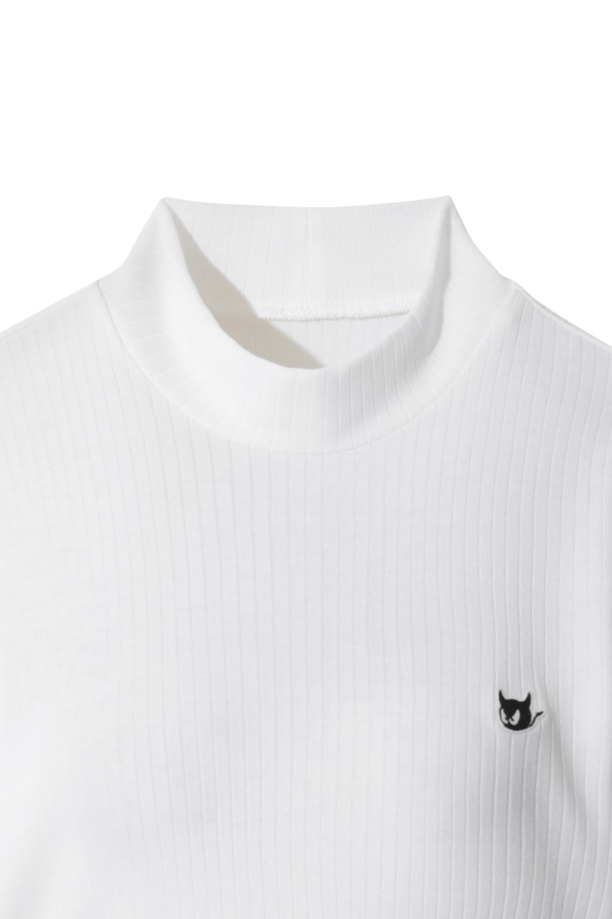 왁(WAAC) Women Ribbed Mockneck Top WWTCA25602IVX