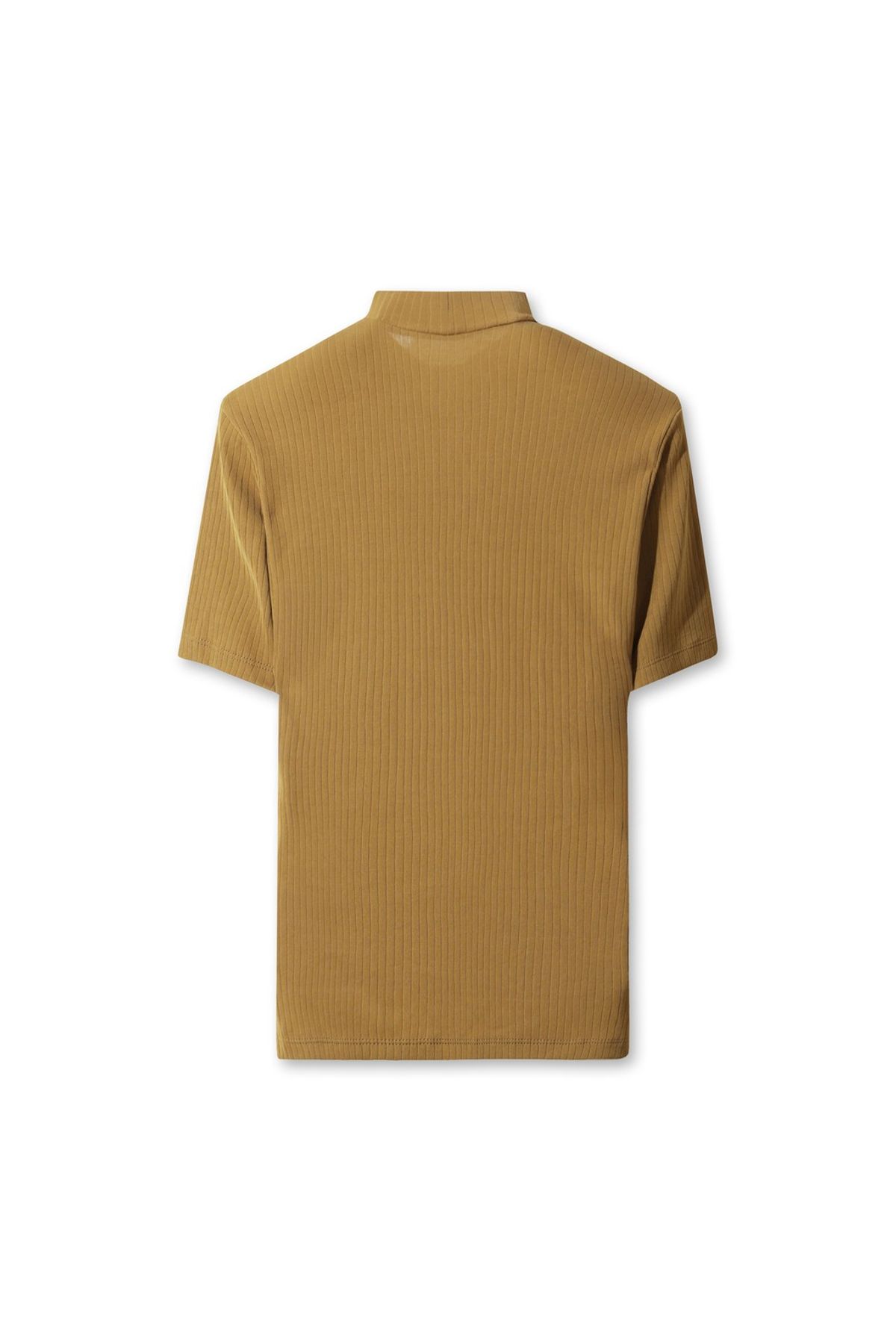 왁(WAAC) Women Ribbed Mockneck Top WWTCA25602BRL