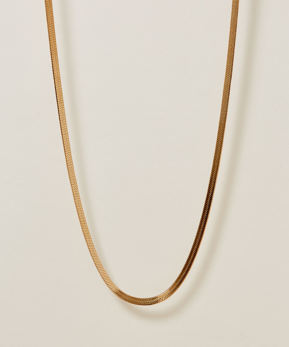 노비스도쿄(NOVICE TOKYO) 스네이크 체인 목걸이 Snake Chain Necklace [Stainless] /  gold