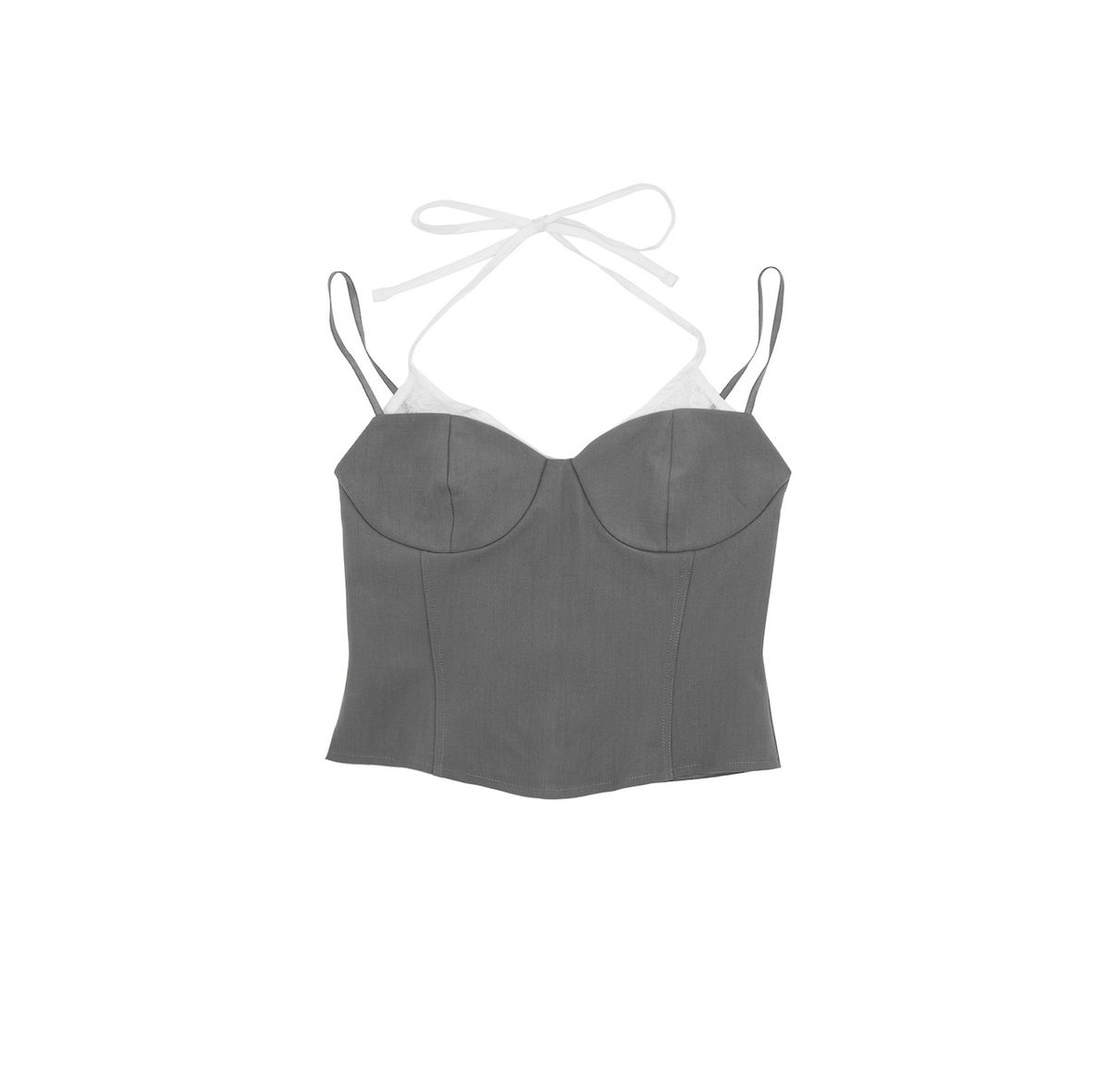 카이야(KAIYA) lace lock sleeveless